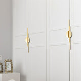 High Grade Cabinet Handle Modern Simple Semicircular Gold Pulls Wardrobe Door Knobs Zinc Alloy Household Hardware