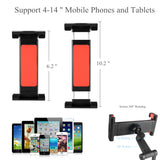 Aluminum Tablet Car Holder Back Seat Headrest Phone Stand Long Arm Adjustable Bracket