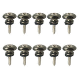 Mushroom Head Guitar Strap Lock End Pins Pegs Strap Buttons for Acoustic Electric Bass Guitar Accessories