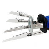 21V Cordless Reciprocating Saw Portable Adjustable Speed Chainsaw Wood Metal PVC Pipe Cutting Saw Power Tool Makita Battery