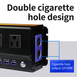 3000W DC 12V to AC 110V Car inverter power voltage 4000W 6000W LCD display with light high power inverter 24V