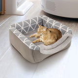 Pet Dog Cat Bed Soft Nest Dual Use Cat Sleeping Bed Pad with Pillow Pet Cozy Beds Kennel for Small Dogs Cats Puppy Pet Supplies