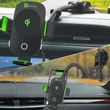 Dual Coil Wireless Car Charger,Compatible with MagSafe for Samsung Galaxy Z Flip3 5G,Fast Charging Air Vent Dashboard Windshiel