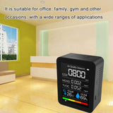 Portable Air Quality Detector Digital Temperature Humidity Sensor Tester CO2 Carbon Dioxide TVOC Formaldehyde HCHO Detector New