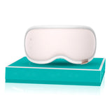 Wireless Heated Eye Mask Rechargeable Smart Eye Massager Relax Strain Dry Dark Circles Improve Sleep 3D Contoured Eye Sleep Mask