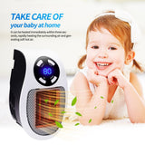 Electric Heater Wall-mounted Mini Fan Heater Desktop Household Electric Fan Heater Room Handheld Heater Heating Warmer Fan