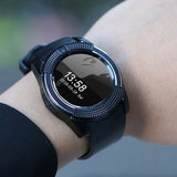 Waterproof Smart Watch Men with Camera Bluetooth Smartwatch Pedometer Heart Rate Monitor Sim Card Wristwatch