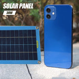 Solar Panel 30W 12V USB Output Solar Cells Poly Solar Panel  Controller For Car Yacht Battery Boat Charger