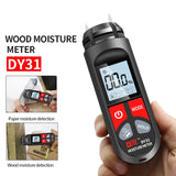 Digital Moisture Detector Moisture Tester Wood Humidity Tester Detector Backlit