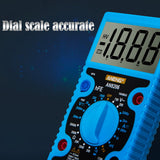 Handheld Digital Multimeter LCD Backlight Portable AC/DC Ammeter Voltmeter Ohm Voltage Tester Meter Multimetro Measurement