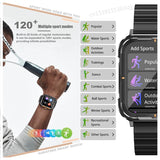 D09 Smart Watch 1.9Inch Big Screen Men Bluetooth Call Music Blood Pressure Oxygen NFC Outdoor Sports Fitness Tracker Smartwatch