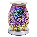 1 Pc Durable Portable Essential Oil Diffuser Night Light 3D Glass Fragrance Lamp for Office Home