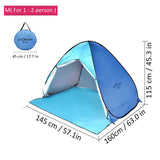 Outdoor Camping Tent Pop-up Fun-Play Tent Automatic Instant Tent UV Protection Tent Sun Shade Awning for Camping Beach Backyard