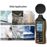 Sound Level Meter High Accuracy Decibel Meters Digital Sonometer Noise Meter with A C Weighting And Automatic Shifting Function