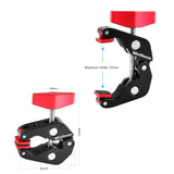 11" Adjustable Articulating Friction Magic Arm Clamp Holder Mount Kit for DSLR Mirrorless Action Camera Monitor Video Vlog Rig