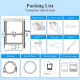 Magic 3D Printer Aluminium Frame Diy Kit Large Print Size 220x220x250mm Printing Model Fast shipping EU Russia Warehouse