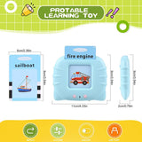 112pcs Smart English Card Learning Machine Children Pronunciation Early Educational Toy Preschool Toddler Learning Teaching Aid