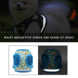 Nylon Dog harness Vest Adjustable Reflective with 1.5m Dog leash for small large Cats Dogs Chihuahua Husky Dog Training Supplies