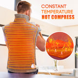 60*90cm Electric Heating Pad for Neck Back Pain Relief Shoulder Shawl Wrap Pain Relief Heated Therapy Winter Thermal Blanket