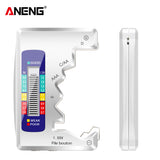 LCD Display Universal Digital Battery Capacity Meter Tester Card Type Power Tester Power Detector ABS Plastic