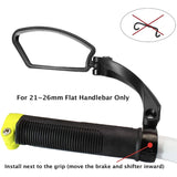 Stainless Steel Lens Handlebar Bike Mirror Safe Rearview Mirror Bicycle Mirror Cycle Mirror