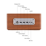 Karaoke Speaker Microphone Wireless Portable High Power LED Lights Rechargeable Support BT/USB Play for Home Family BBQ