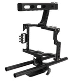 Aluminum Camera Cage Camera Cage Multi Interface Multi Purpose with Top Handle for Sony A6300