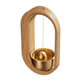 Solid Wooden Wind Chimes Solid Durable Natural Hand-processed And Polished Exquisite Brass Desk Doorbell Widely Used In Home