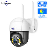 Hiseeu Wireless WIFI Dome Camera Outdoor 1080P 5x Digital Zoom PTZ Control IP Camera Audio CCTV Surveillance For House security