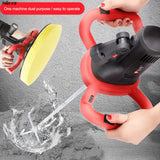 Electric Concrete Epoxy Cement Mortar Trowel Masons Wall Smoothing Polishing Machine Plastering Bucket Trowel Tool 220V