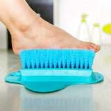 Plastic Bath Shower Foot Brush Scrubber Bath Shoe Feet Massage Slippers Brush