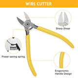 RJ45 Crimp Tool Kit For Cat5 Cat5e Cat6 Modular Plug Connectors, RJ-11, 6P/RJ-12, 8P/RJ-45 Network Crimp Tool