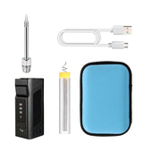High-power 30W 60W 80W Battery-powered Soldering Iron USB Wireless Charging Soldering Iron 510 Port Portable Soldering Iron