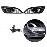 1 Pair Front Fog Lamp Fit for Ford Fiesta Vehicle Replacement Parts Accessories Plastic Durable Easy to Install