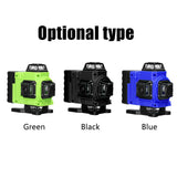 16 Lines Laser Level 3° Self-leveling Function Leveling Tool Omnidirectional Ground Wall Sticker Home Improvement Tools Set
