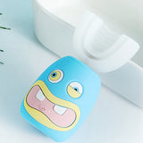 2Set Children Sonic Intelligent Automatic Electric Toothbrush Rechargeable U Type Toothbrush, Blue & Pink