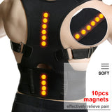 Health Care Back Orthopedic Spine Brace Belt Magnetic Therapy Posture Corrector Corrective Corset Lumbar Support Straight Belt