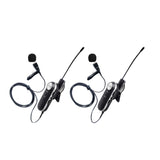 Wireless Lavalier Microphone System 4 Channel Wireless Lavalier Microphone for iPhone DSLR Camera YouTube Podcast Vlog B