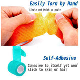 40 Rolls Self Adhesive Bandage Sports Injury Bandage 2 Inch Stretch Bandage First Aid For Wrist Ankle Swelling Sprain