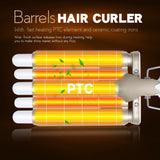 Hair Tools Curling Iron Ceramic Triple Barrel Hair Styler Egg Hair Waver Styling Tools Electric Hair Curlers Straightener