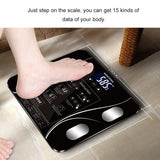 Body Fat Scales Intelligent Electronic Weight Scale High Precision Digital BMI Scale Water Mass Health Body Analyzer Monitor