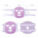 Cooling Ice Gel Facial Mask Eliminate Edema Relieve Fatigue Beauty Reusable Cold &amp; Hot Full Skin Care Sleeping Eye Mask Goggles