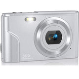 1080P 36.0 Mega Pixels Digital Camera with 16X Digital Zoom, LCD Screen, Portable Mini Cameras for Students Teens