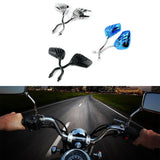 2 Pieces Full Angle Adjustment Electric Car Rearview Mirror Reversing Mirror Skull Claw Motorcycle Rearview Mirror