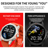 M8 Smart Watch Bluetooth Call Rotary Encoder 1.32inch For Men Women Heart Rate Blood Pressure Monitor Smartwatch