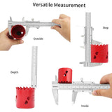 Stainless Steel Vernier Caliper 0-150mm Sliding Gauge Measurement Tool Inside Outside Depth Step Micrometer Measuring