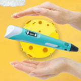 3D Pen DIY 3D Printer Cotton Pen Drawing Pens Bubble Strokes For Children Expansion Effect Pen For Kids Christmas Birthday Gift