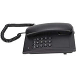 Landline Telephone Desktop Corded Fixed Phone Wall Mounted Telephone Support Flash Pause Mute Function for Home Office Hotel