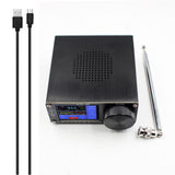 Si4732 Aluminium Alloy All-Band Radio Receiver FM LW(MW SW) SSB 2.4 Inch Touching Screen Radio Search HAM Band Quick Channel