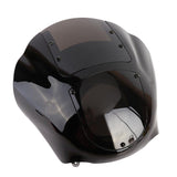Black &amp; Smoke Quarter Fairing Windshield Kit for Harley  XL 883 1200 1988-2016 FXR
